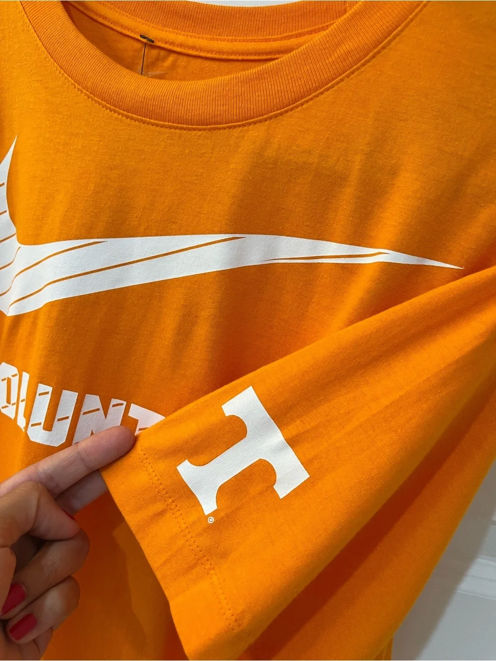 NWT Nike Tennessee Volunteers Orange Campus Mascot T-Shirt‎ Mens Size Large